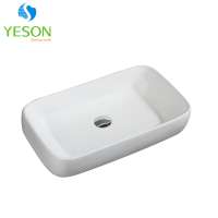 Chaozhou furniture bathroom ceramic countertop wash basin white sink