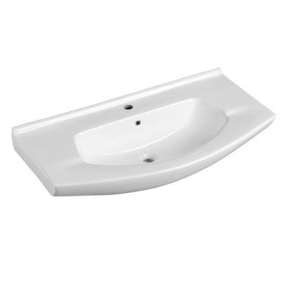 100cm 100C classic design good price big bowl ceramic wash basin bathroom tops