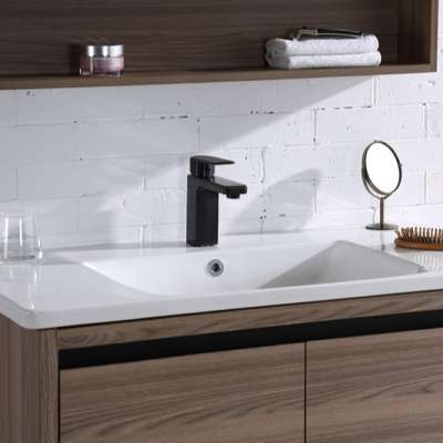 1110A High quality new modern style ceramic single hole big bowl basin bathroom cabinet lavabo