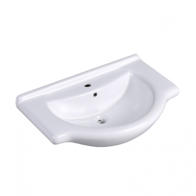 75I 755mmHigh grade ceramic single hole lavabo above counter cabinet wash hand basin bathroom