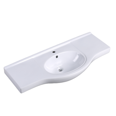 120E 1200mm New modern art ceramic lavabo white cabinet wash hand basin for bathroom