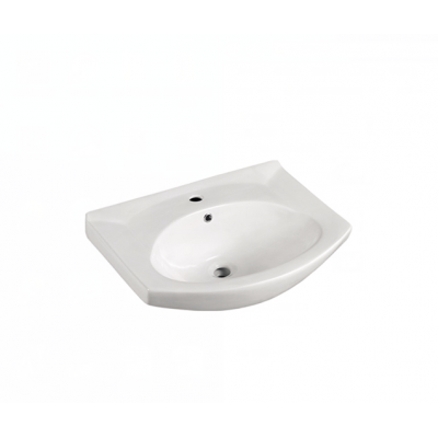 L360 620mm New fashion countertop white ceramic wash hand basin above counter  cabinet sinks