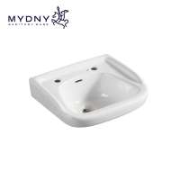 chaozhou factory cheap price small wall hung corner fix to wall basin