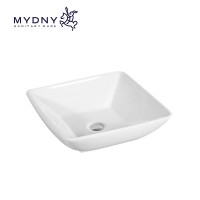 best sale square design  counter top mounted space saving bathroom face basin toilet  art basins