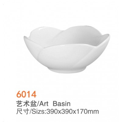 6014 Chaozhou Factory Popular  Ceramic Bathroom Hand Wash Basin Art Basin